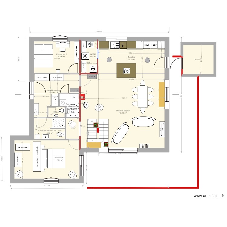 maison pluvis 8 145 m alex. Plan de 0 pièce et 0 m2