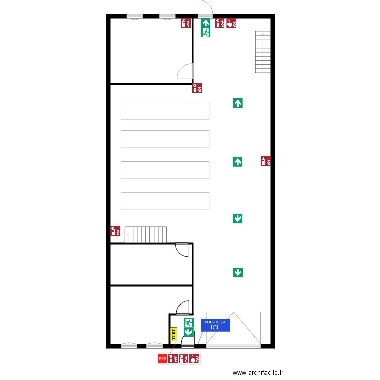 Savonnerie etage 1. Plan de 0 pièce et 0 m2