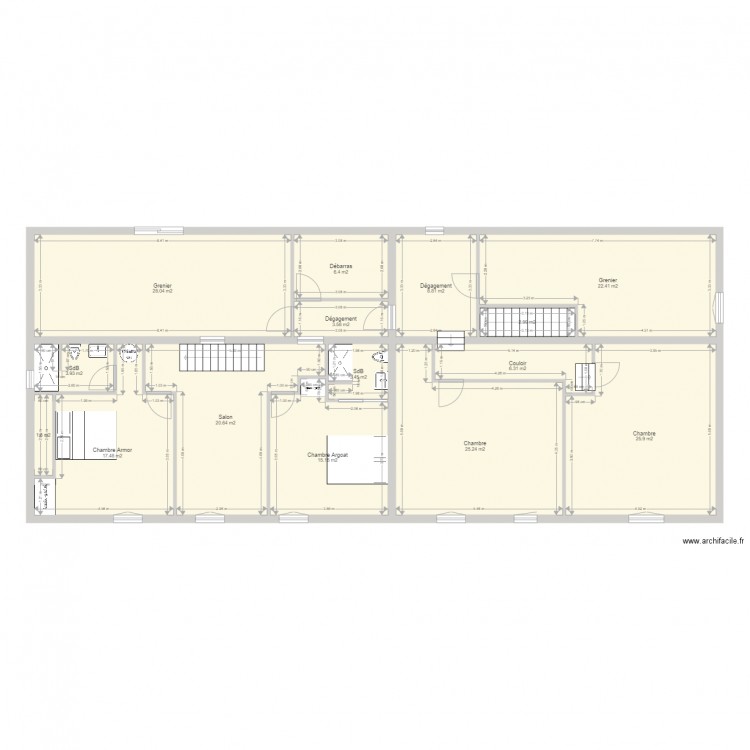 Maison Moelan 0105. Plan de 0 pièce et 0 m2