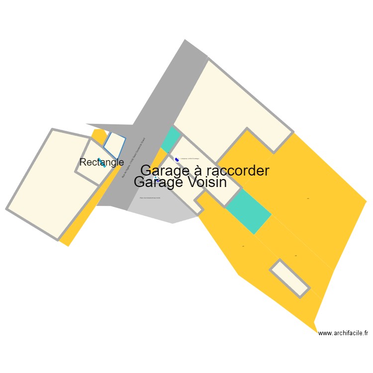 Garage ST CT LG. Plan de 7 pièces et 411 m2