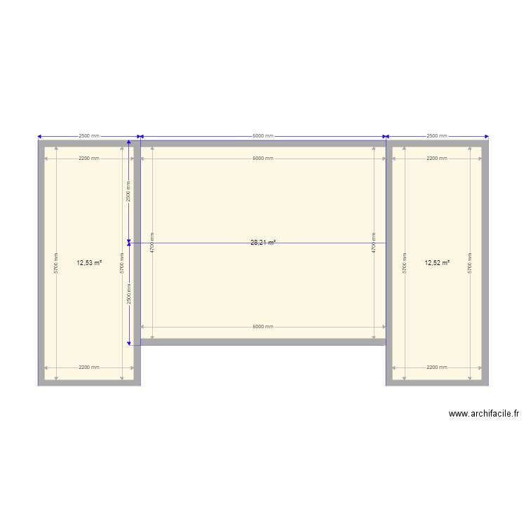 mm3. Plan de 0 pièce et 0 m2