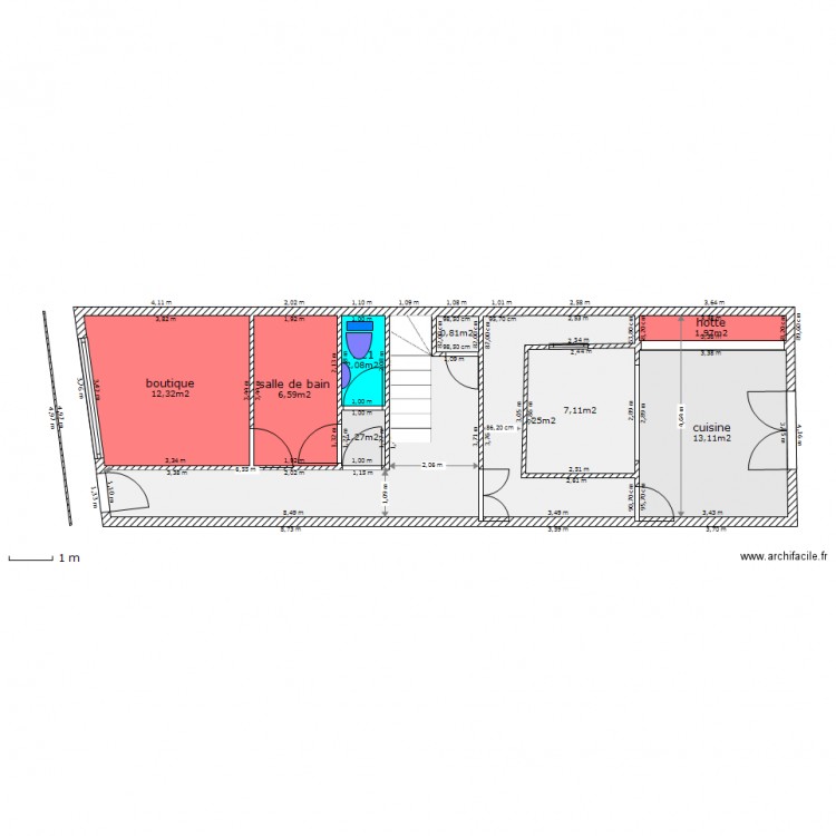 rdc 21actuel. Plan de 0 pièce et 0 m2