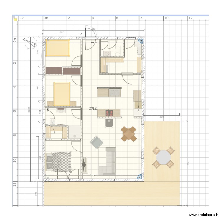 tykatu. Plan de 0 pièce et 0 m2