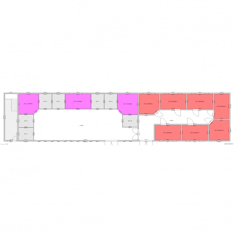 plan petite écurie. Plan de 0 pièce et 0 m2