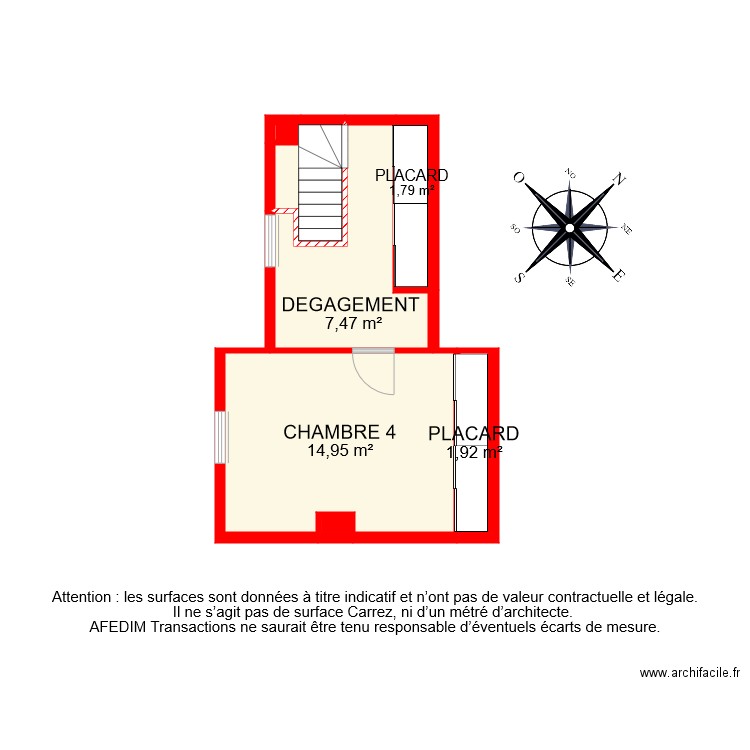 BI 6466 ETAGE 2. Plan de 0 pièce et 0 m2