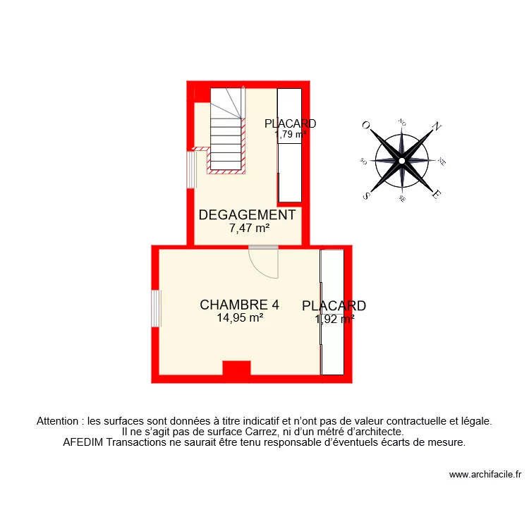 BI 6466 ETAGE 2. Plan de 