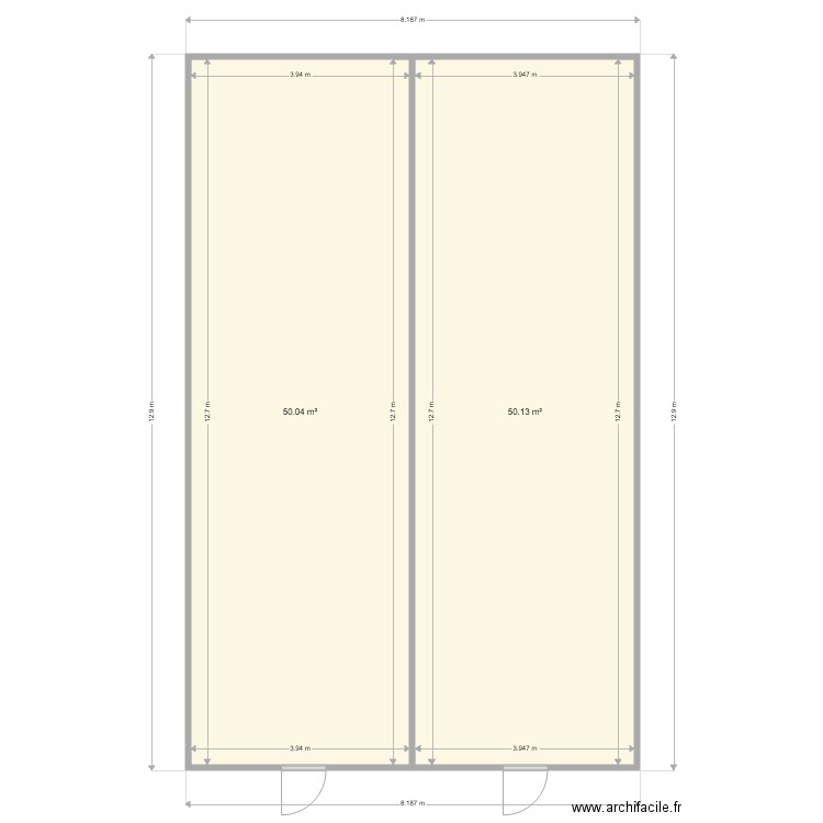 CCV 2 Chamber. Plan de 0 pièce et 0 m2
