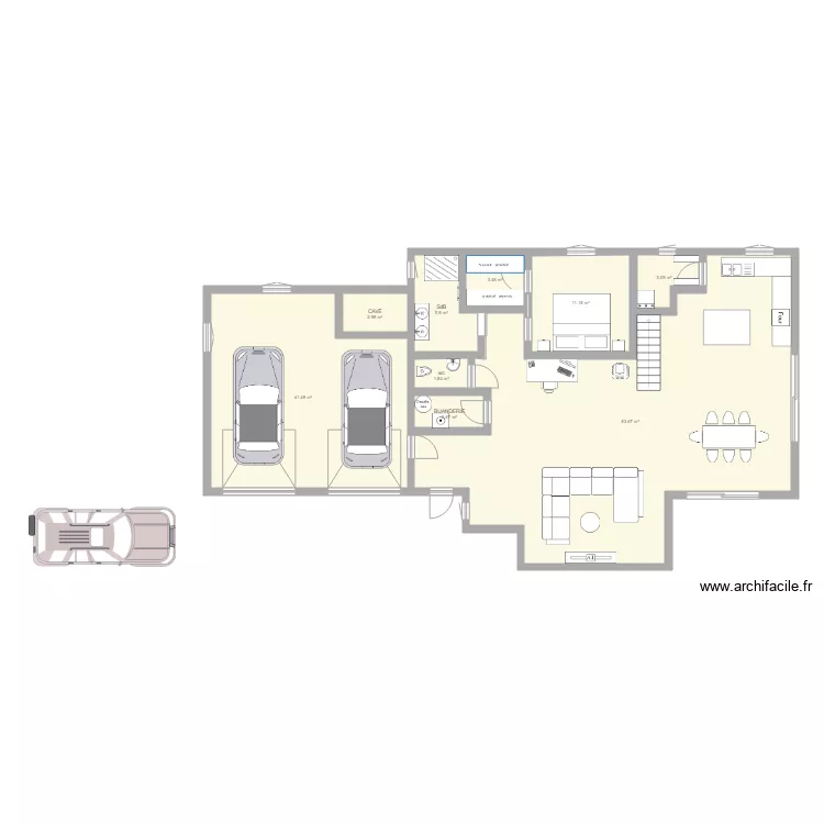plan rez de chaussé. Plan de plan rez de chaussé. Plan de