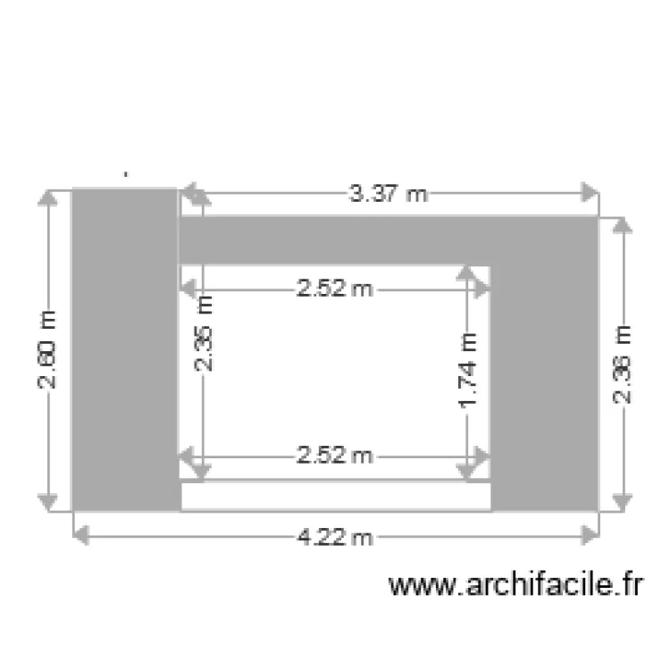 Coupe entrée garage. Plan de Coupe entrée garage. Plan de