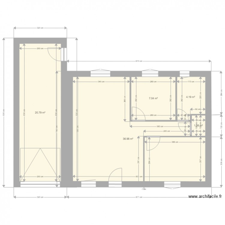 agran. Plan de 0 pièce et 0 m2