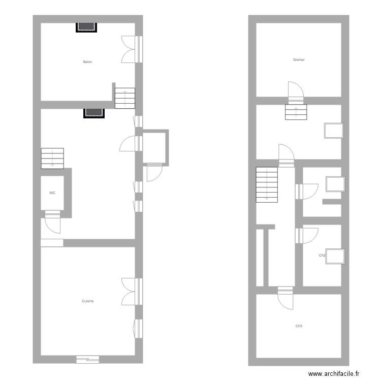 Roux. Plan de 0 pièce et 0 m2