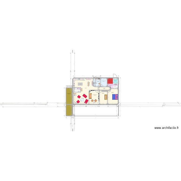 Ultime1. Plan de 13 pièces et 156 m2