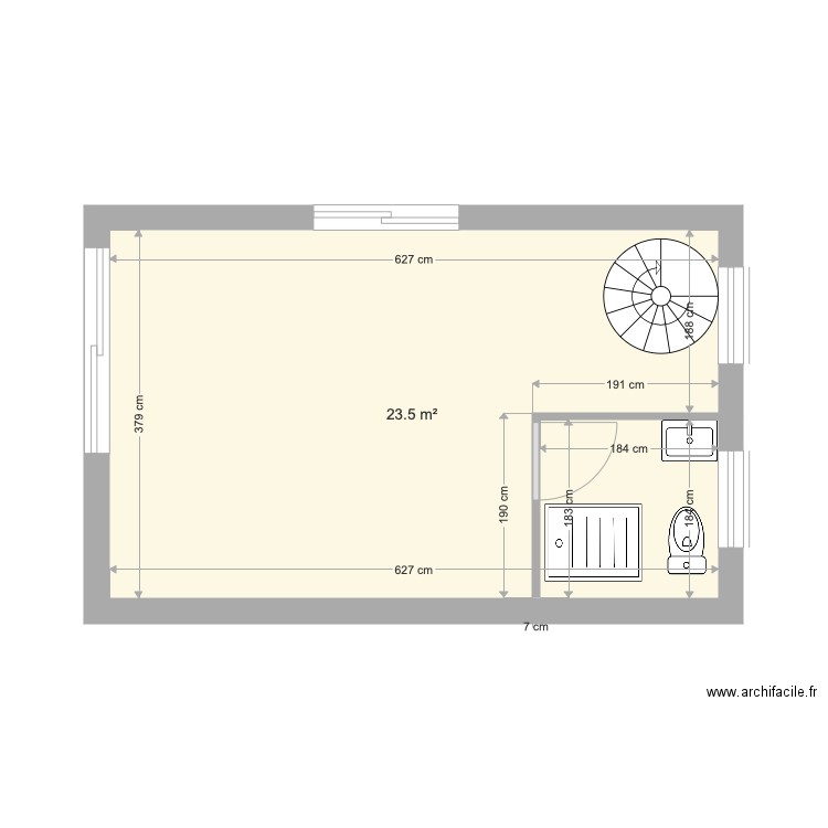 Garage Cabellou RDC V5. Plan de 0 pièce et 0 m2