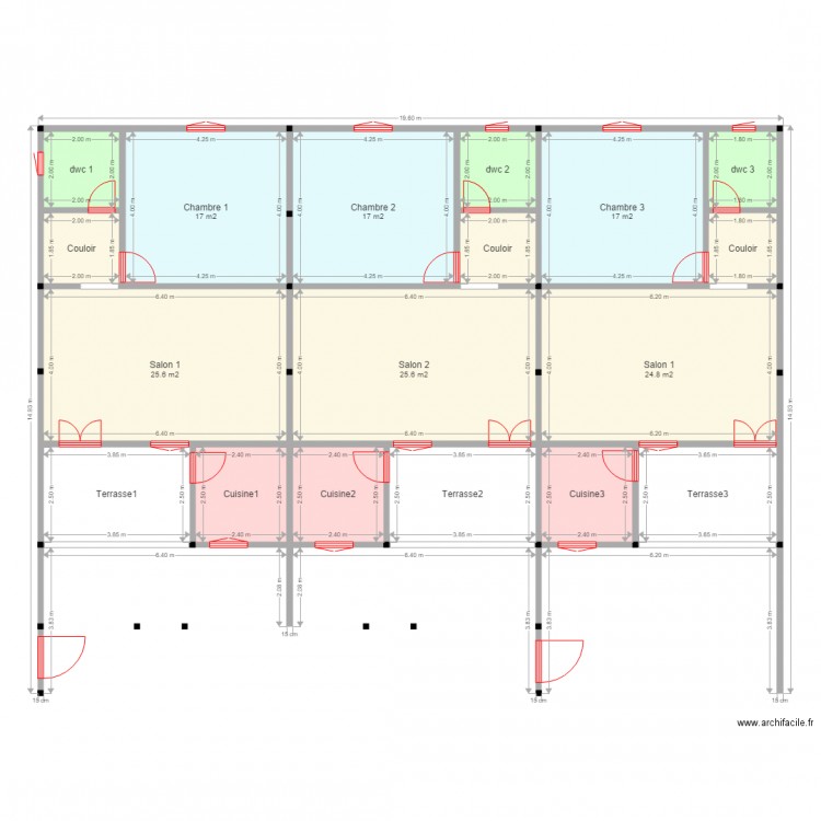 PLAN DE MAISON VILLAGE. Plan de 0 pièce et 0 m2