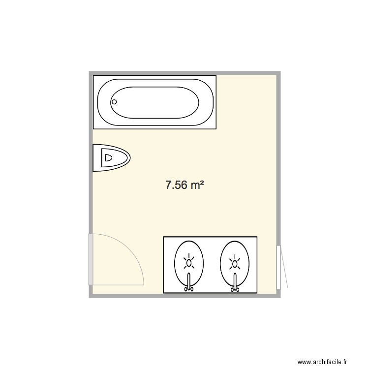 salle de bains Lucien et Apolline. Plan de 0 pièce et 0 m2