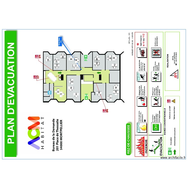 EIL. Plan de 0 pièce et 0 m2