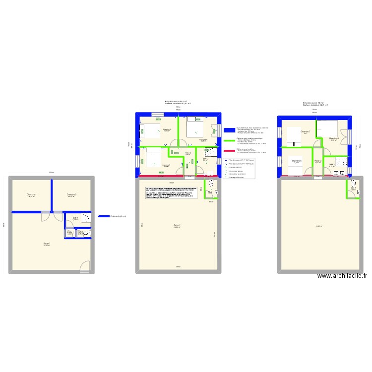 Extension_Réaménagement. Plan de 0 pièce et 0 m2