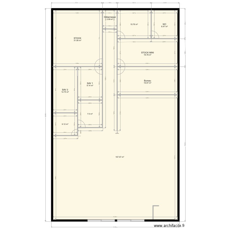 PLAN 3 AVEC MODIFICATION. Plan de 0 pièce et 0 m2