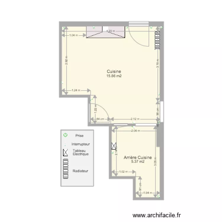 Cuisine 1. Plan de 