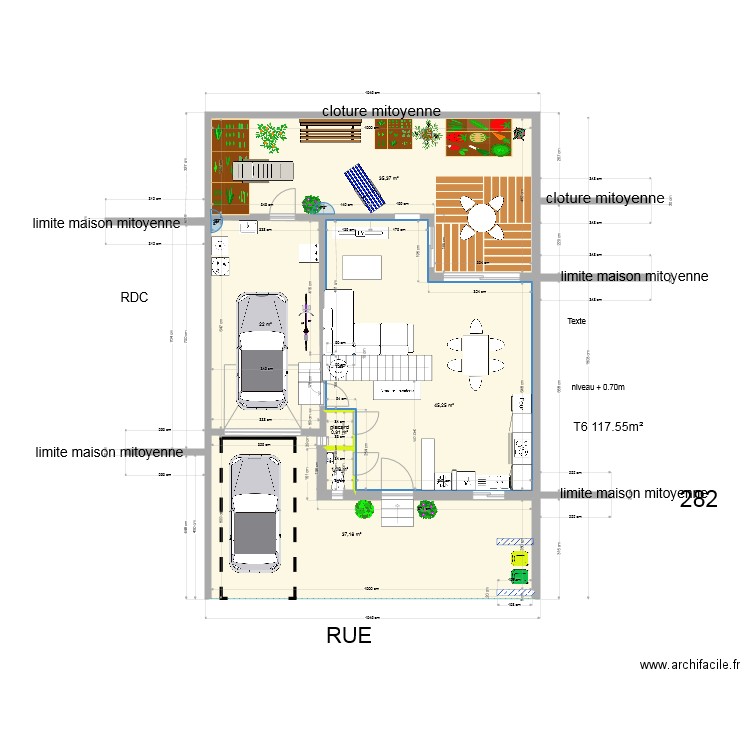 aubepines maison t6. Plan de 0 pièce et 0 m2