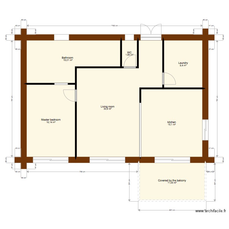 RDC roucher. Plan de 0 pièce et 0 m2