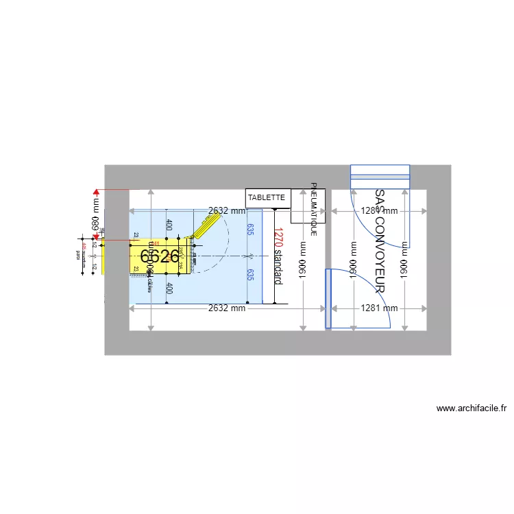 PLAN DE MASSE EXISTANT TOTAL LANCON DE PROVENCE 6626. Plan de 