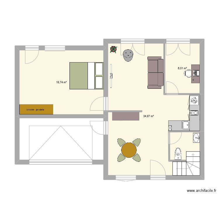 Clos Lot 1 avec garage. Plan de 0 pièce et 0 m2