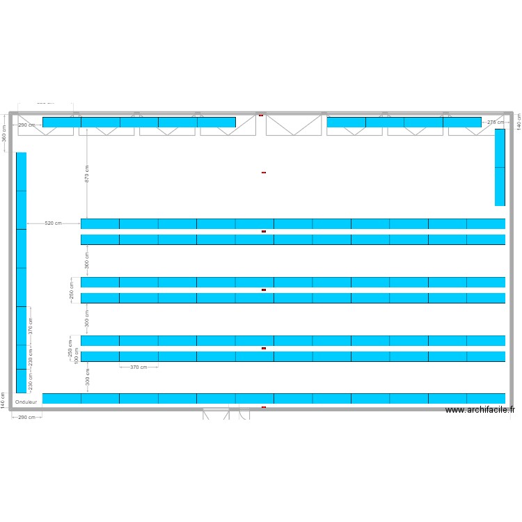 Moulan2C. Plan de 1 pièce et 1343 m2