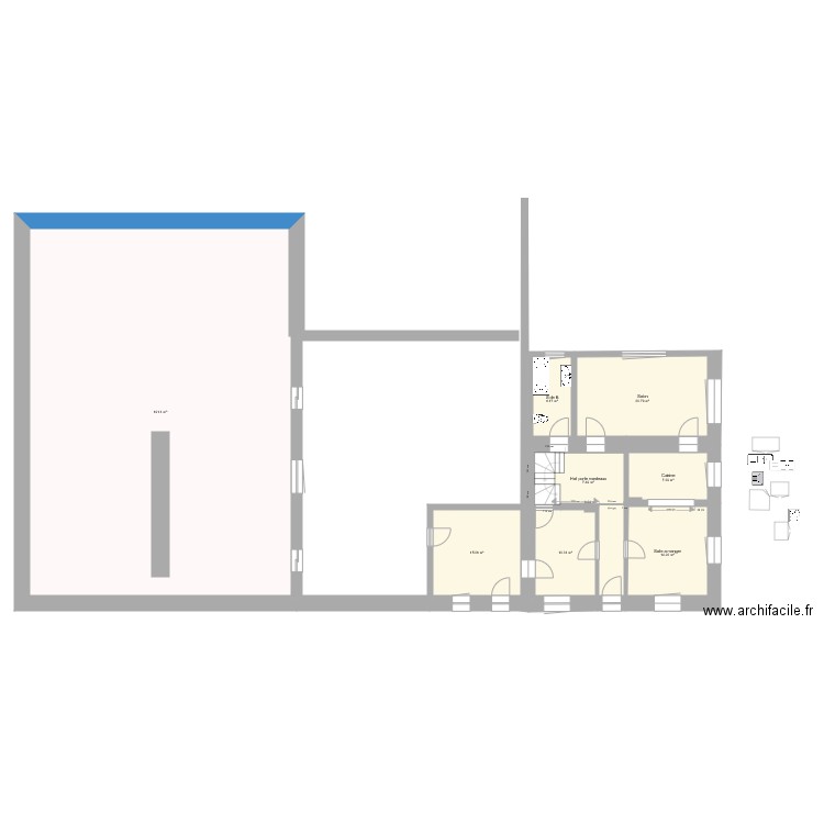 rez ferme Tim. Plan de 0 pièce et 0 m2