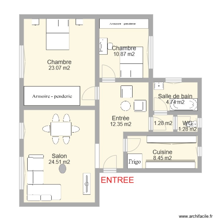 BRIFFAUT. Plan de 0 pièce et 0 m2