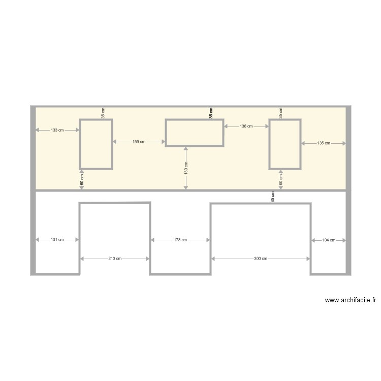 Facade AR. Plan de 0 pièce et 0 m2