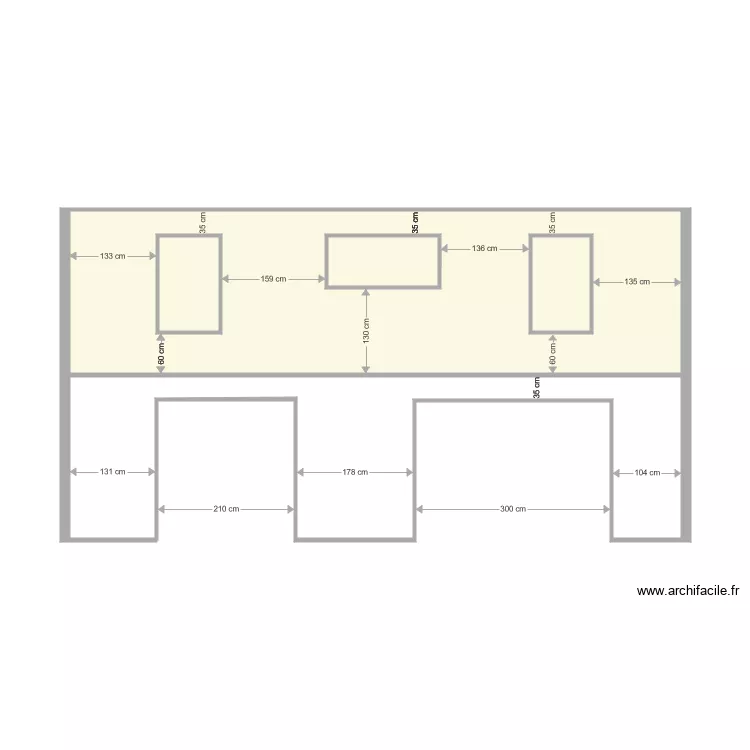 Facade AR. Plan de 