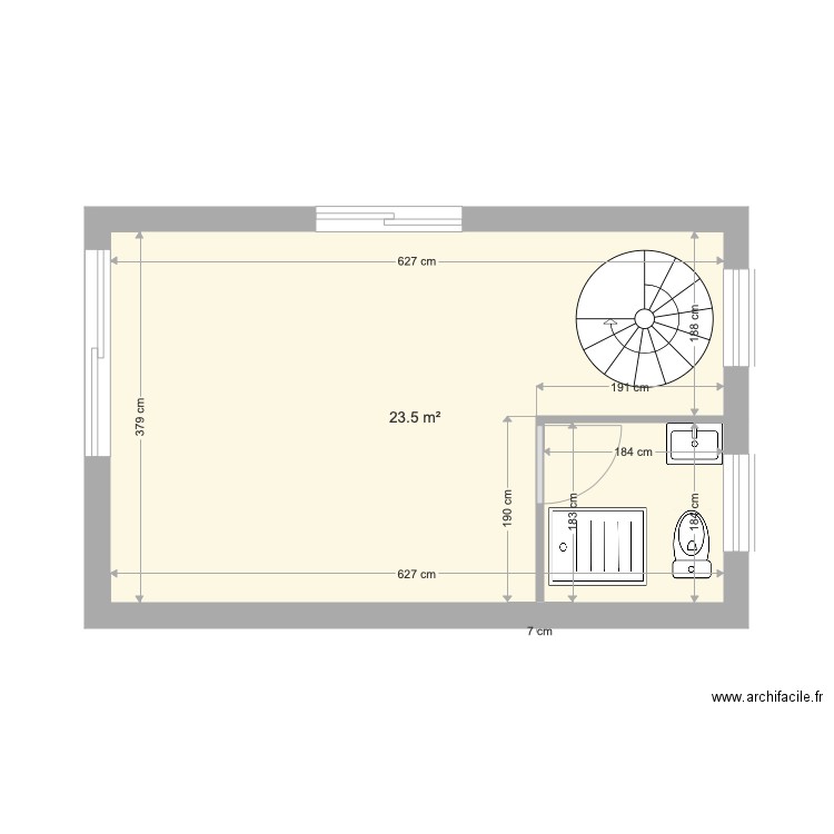 Garage Cabellou RDC V3. Plan de 0 pièce et 0 m2