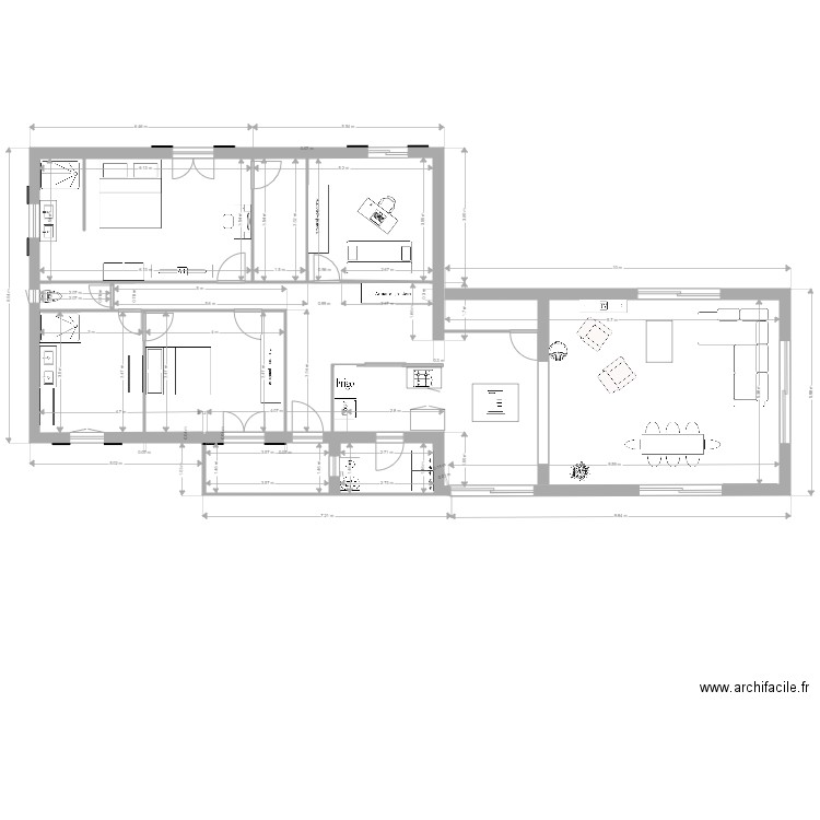 nouveau projet  plan au  sol correction. Plan de 0 pièce et 0 m2