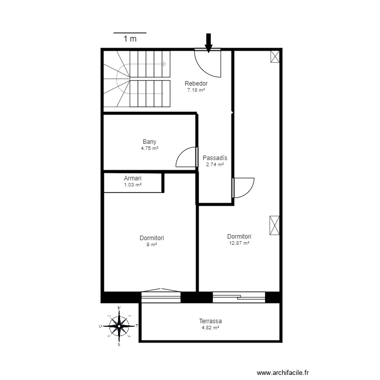 RES BACCARA BLOC B 2 4 ESCAS LA MASSANA. Plan de 