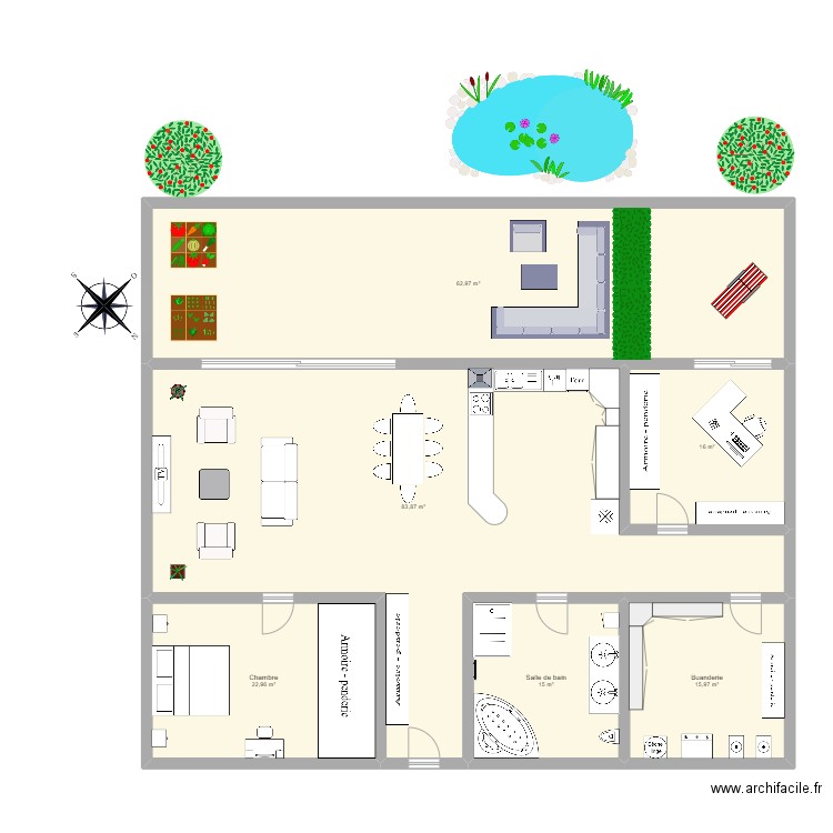 Appart. Plan de 0 pièce et 0 m2