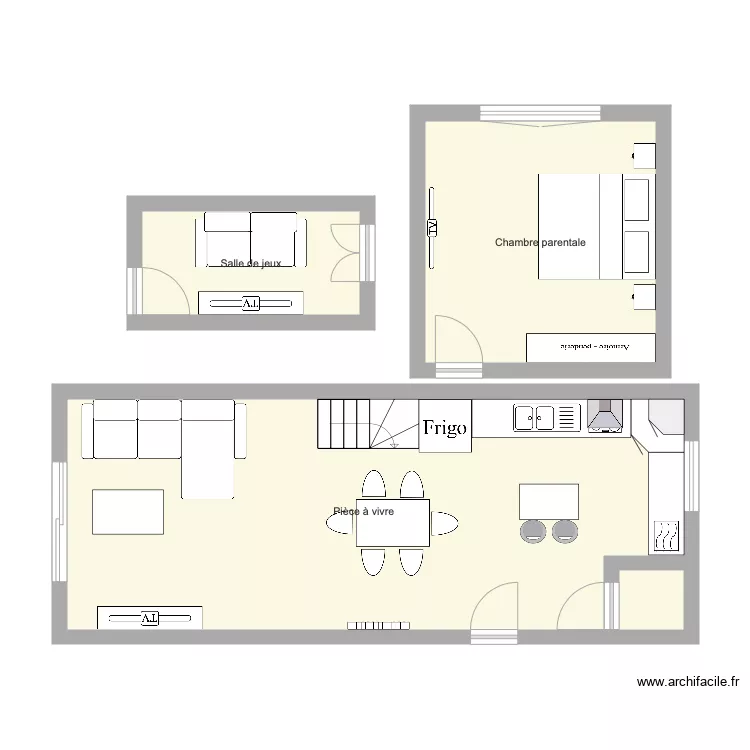 Maison. Plan de Maison. Plan de