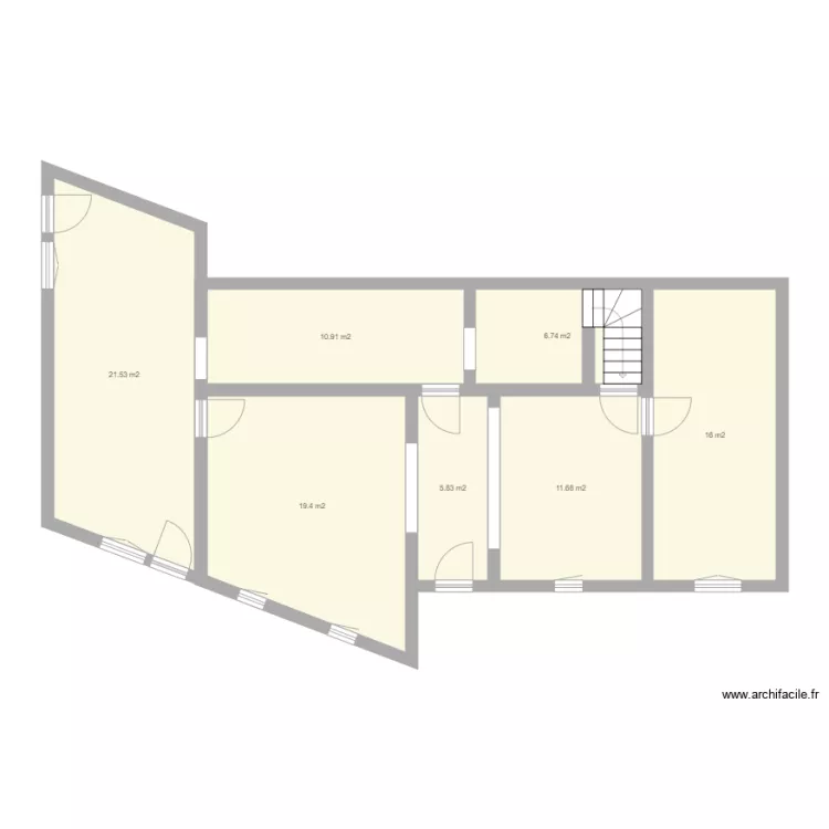 Maison Basecle. Plan de 