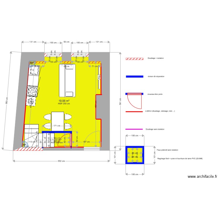 belpois projet. Plan de 0 pièce et 0 m2