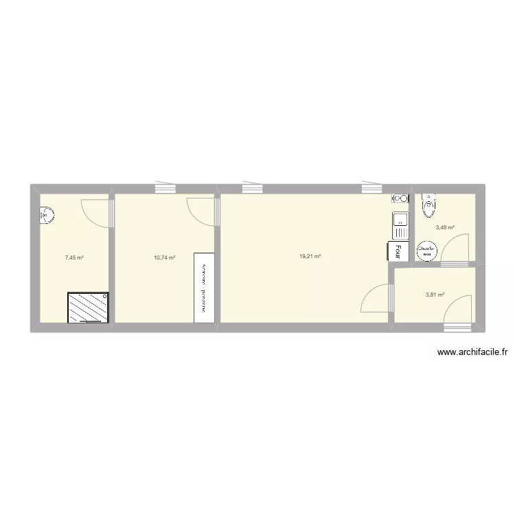 Martin - Botti&egrave;re. Plan de 