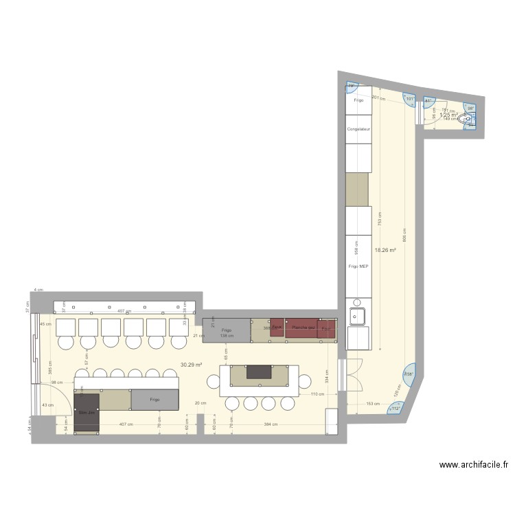 Chinaski 201902 menuiserie. Plan de 0 pièce et 0 m2