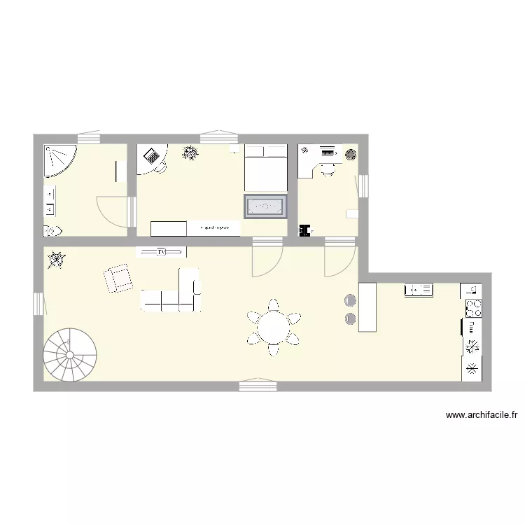 maison de reve etage . Plan de 