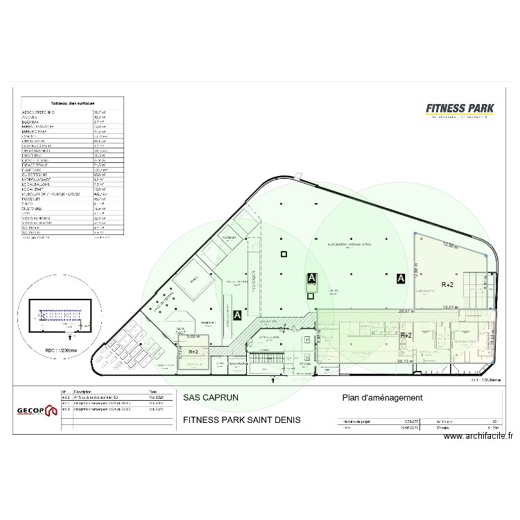 FP ST DENIS DESEMFUMAGE AVEC R+2 28 11 2025. Plan de 4 pièces et 426 m2