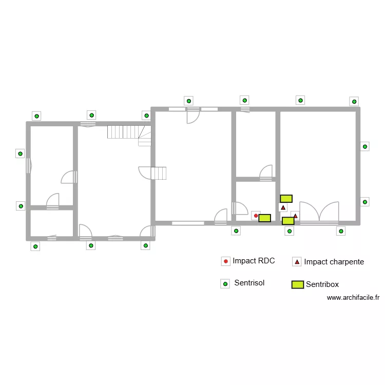 TROLY. Plan de 7 Pièces et 141 m²
