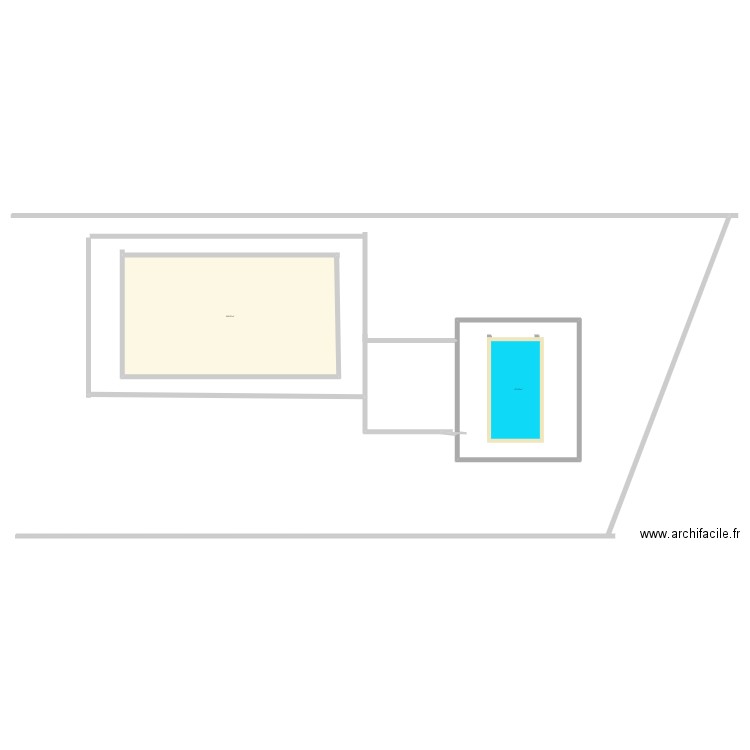 MAISON BEAUSOLEIL PISCINE. Plan de 2 pièces et 279 m2