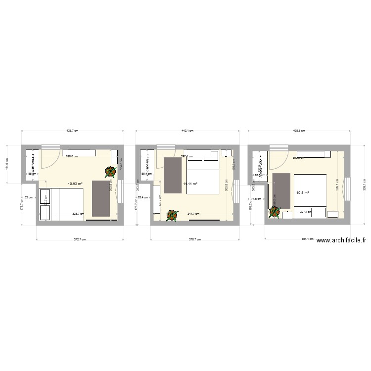 chambre marie. Plan de 0 pièce et 0 m2