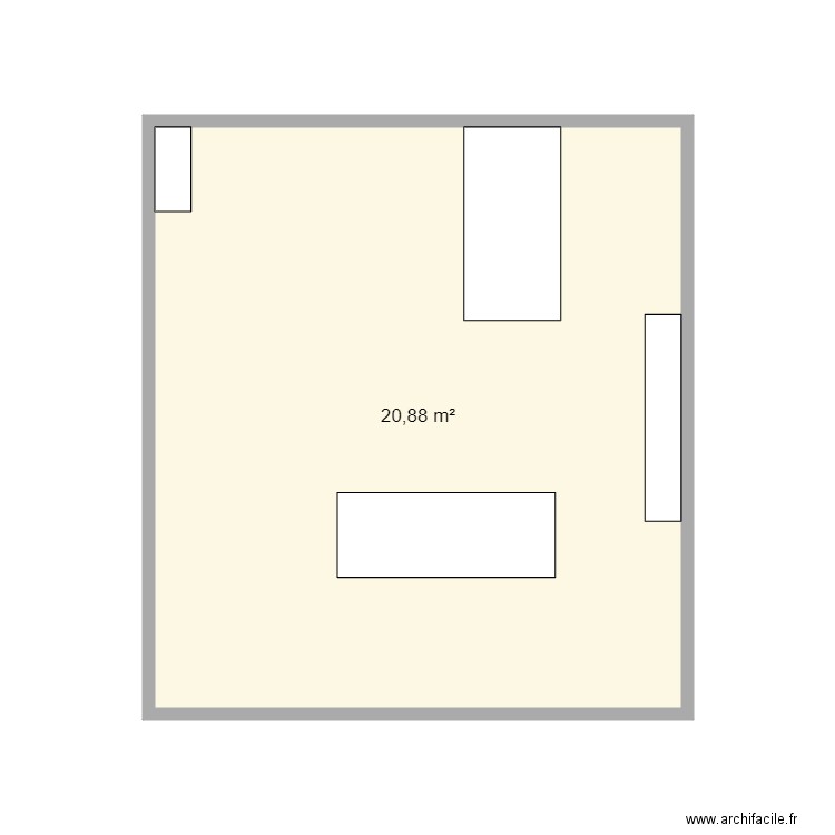 Bureau. Plan de 0 pièce et 0 m2