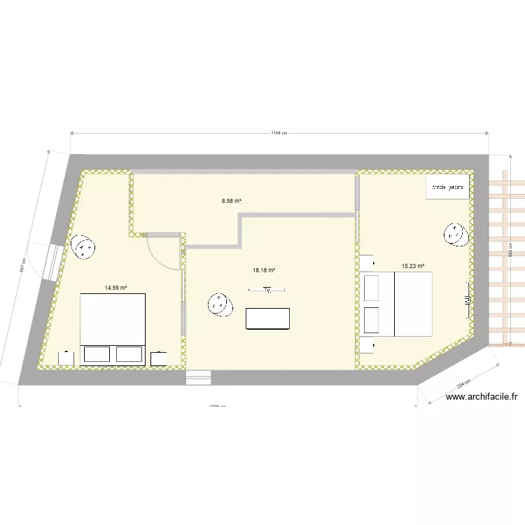 annexe g&icirc;te v2. Plan de 