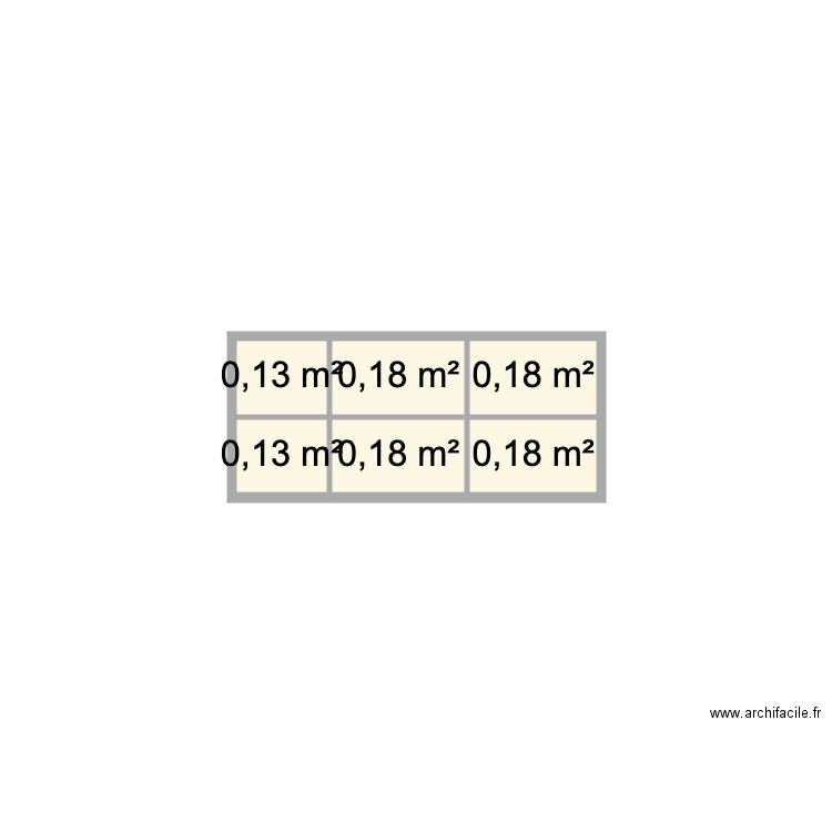 meuble sdb chevaigne. Plan de 6 pièces et 1 m2