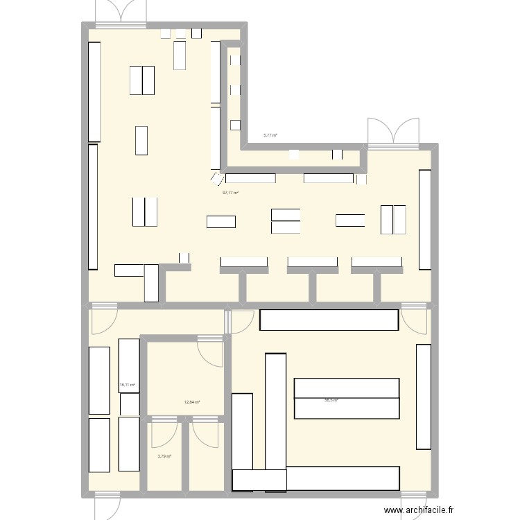 de fursac auber. Plan de 0 pièce et 0 m2
